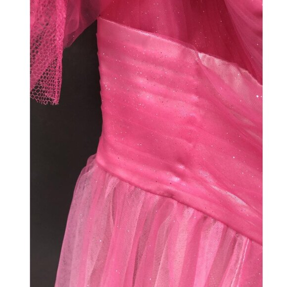 MAC DUGGAL  Pink Ombre Ruffled One Shoulder Dress. Size 8. New w Tag - Picture 5 of 9